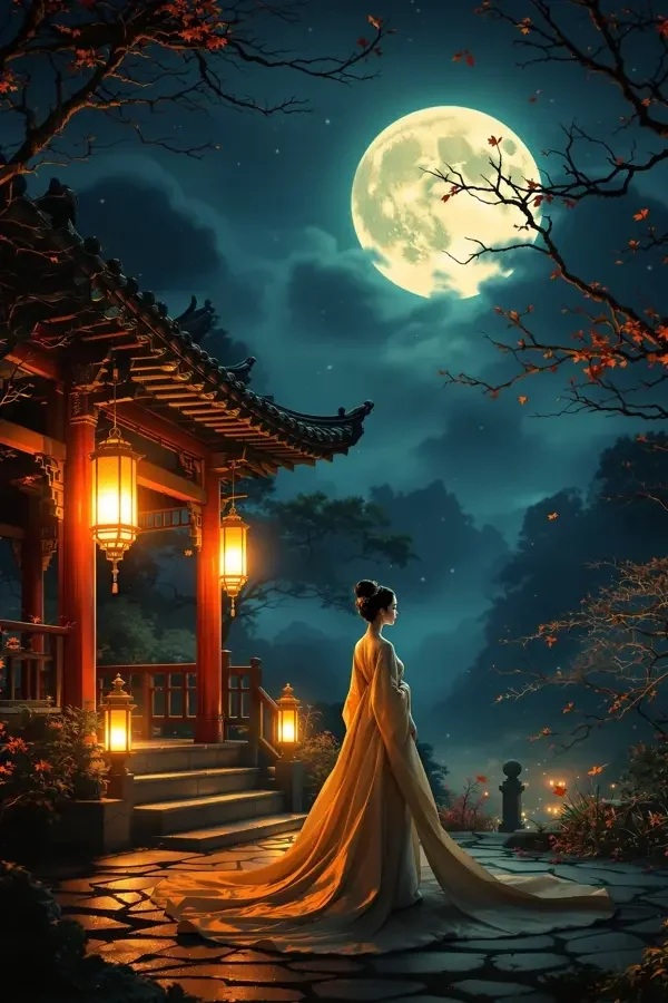 长安月下海报